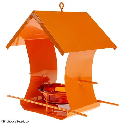 woodlink metal house oriole feeder|Woodlink Orange Metal House Oriole Feeder.